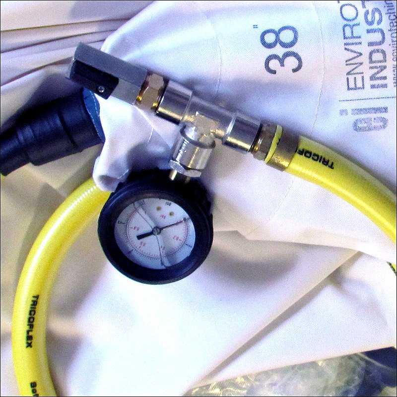 CANVAS GAS BAGS WITH GAUGE